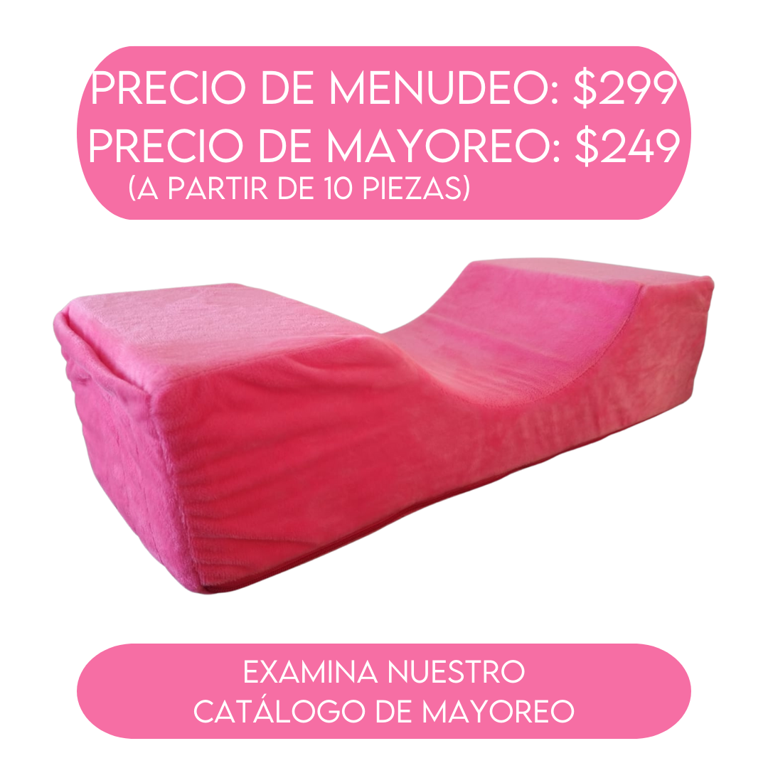Almohada Para Lashista Rosa ABC LASHES