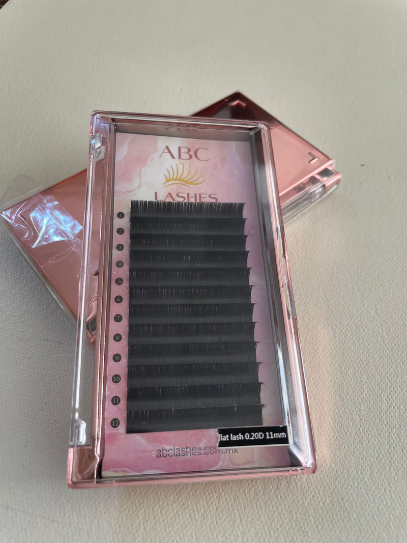 Blíster ABC LASHES Premium Flat Ellipse Una Medida