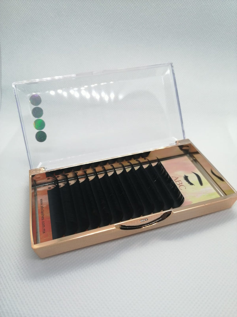 Blíster ABC LASHES Premium Flat Ellipse Una Medida