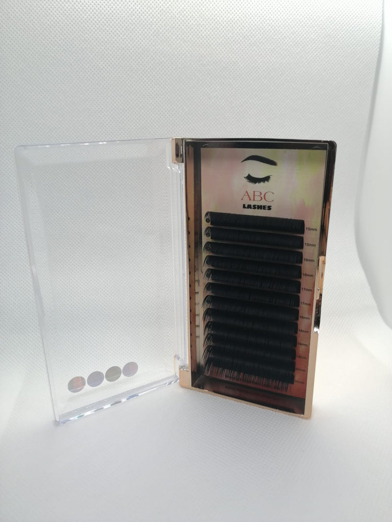 Blíster ABC LASHES Premium Flat Ellipse Una Medida