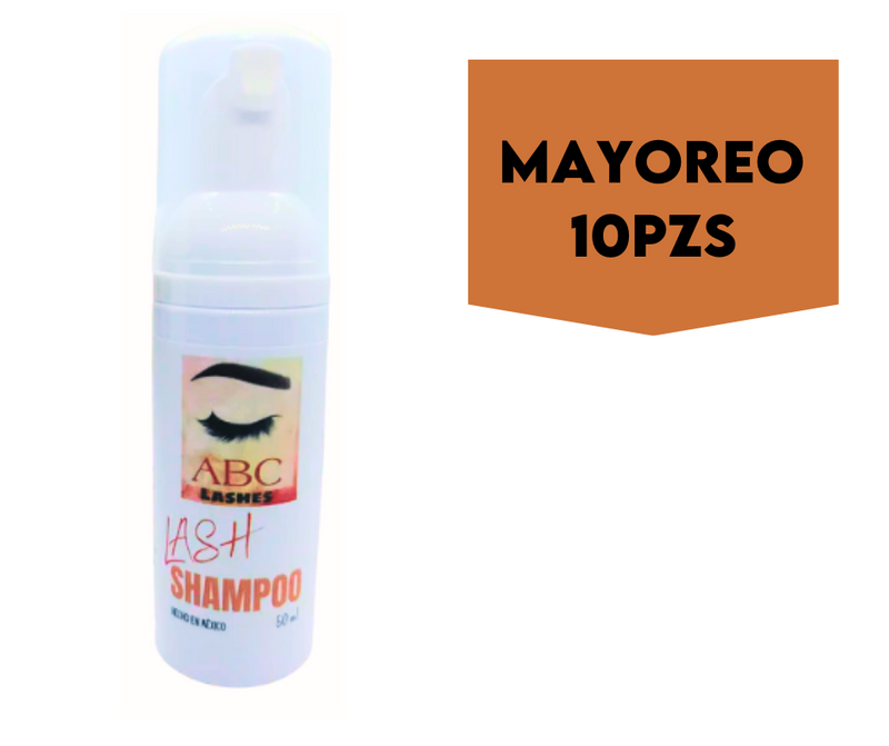 MAYOREO 10 pzas Lash Shampoo Mousse 50ml