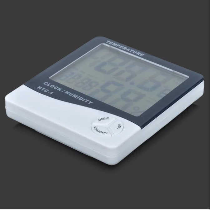Termómetro Higrómetro Digital con Reloj – KUBUS